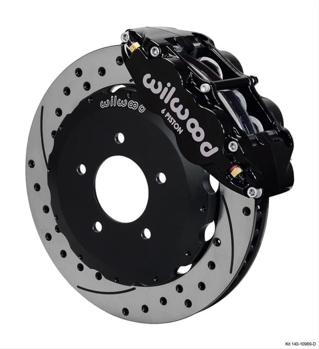 Wilwood Disc Brakes Wilwood Forged Narrow Superlite 6R Big Brake Front Brake Kits 140-10969-D Autofit