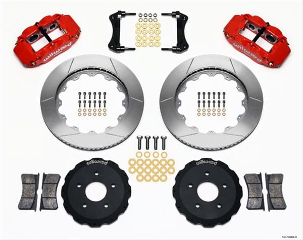 Wilwood Disc Brakes Wilwood Forged Narrow Superlite 6R Big Brake Front Brake Kits 140-10969-R Autofit