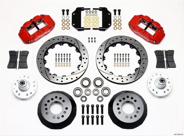Wilwood Disc Brakes Wilwood Forged Narrow Superlite 6R Big Brake Front Brake Kits 140-11548-DR Autofit