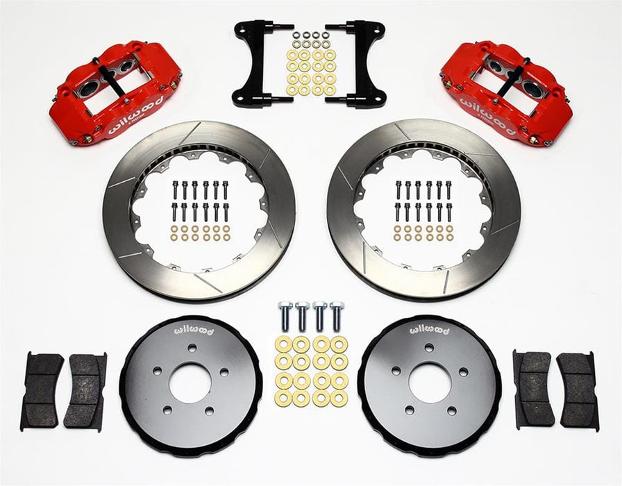 Wilwood Disc Brakes Wilwood Forged Narrow Superlite 6R Big Brake Front Brake Kits 140-11583-R Autofit