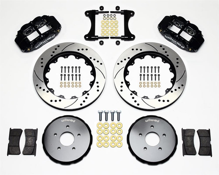 Wilwood Disc Brakes Wilwood Forged Narrow Superlite 6R Big Brake Front Brake Kits 140-11584-D Autofit