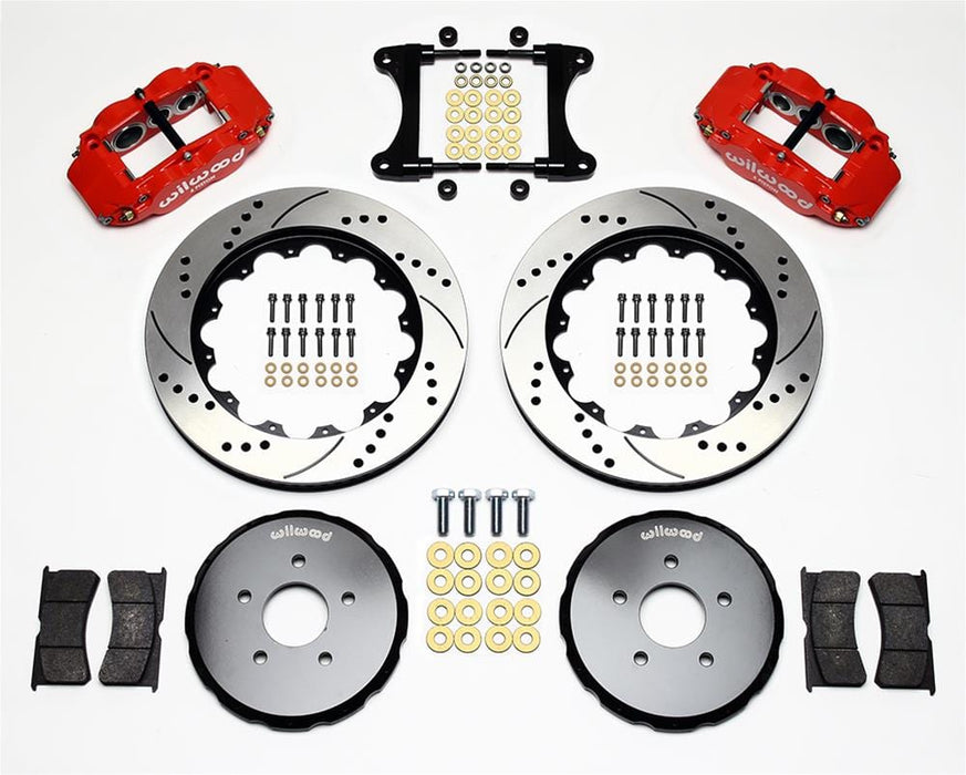 Wilwood Disc Brakes Wilwood Forged Narrow Superlite 6R Big Brake Front Brake Kits 140-11584-DR Autofit