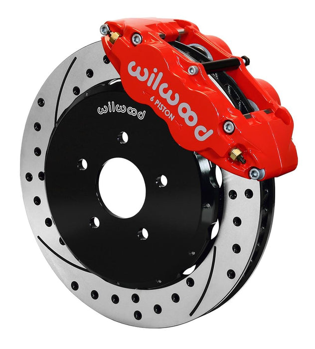 Wilwood Disc Brakes Wilwood Forged Narrow Superlite 6R Big Brake Front Brake Kits 140-11584-DR Autofit