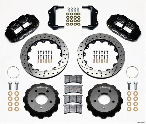 Wilwood Disc Brakes Wilwood Forged Narrow Superlite 6R Big Brake Front Brake Kits 140-11918-D Autofit