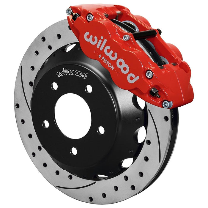 Wilwood Disc Brakes Wilwood Forged Narrow Superlite 6R Big Brake Front Brake Kits 140-11918-DR Autofit