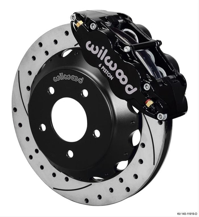 Wilwood Disc Brakes Wilwood Forged Narrow Superlite 6R Big Brake Front Brake Kits 140-11919-D Autofit