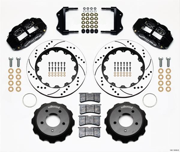 Wilwood Disc Brakes Wilwood Forged Narrow Superlite 6R Big Brake Front Brake Kits 140-11919-D Autofit