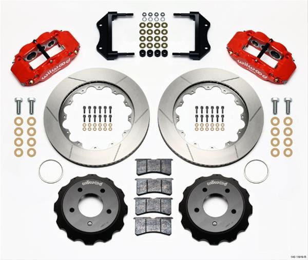 Wilwood Disc Brakes Wilwood Forged Narrow Superlite 6R Big Brake Front Brake Kits 140-11919-R Autofit