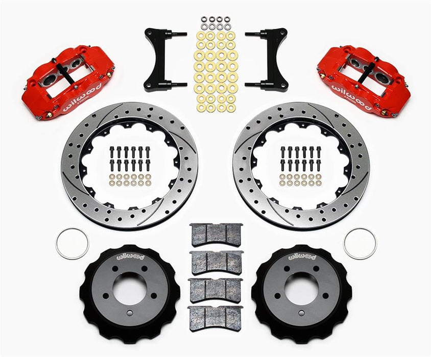 Wilwood Disc Brakes Wilwood Forged Narrow Superlite 6R Big Brake Front Brake Kits 140-11963-DR Autofit