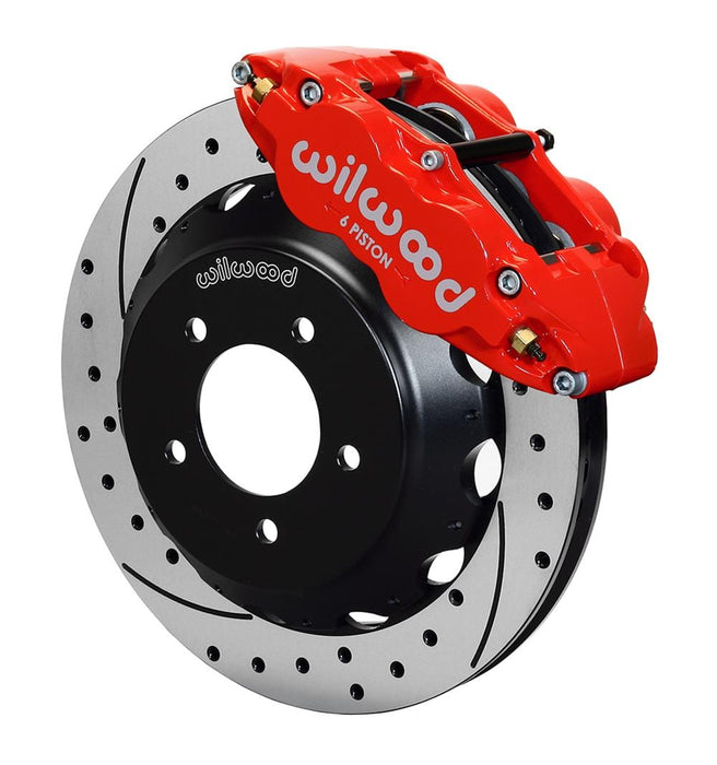 Wilwood Disc Brakes Wilwood Forged Narrow Superlite 6R Big Brake Front Brake Kits 140-11963-DR Autofit