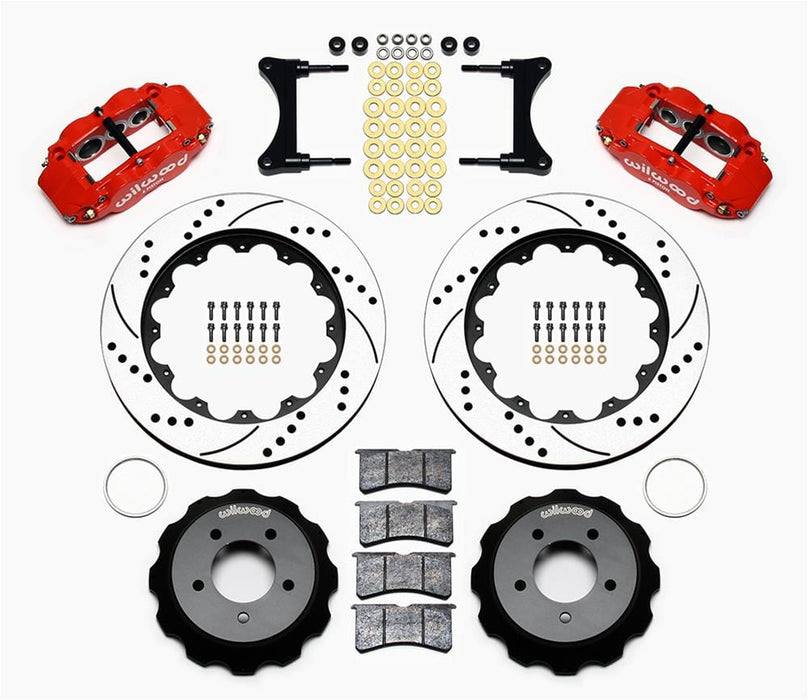 Wilwood Disc Brakes Wilwood Forged Narrow Superlite 6R Big Brake Front Brake Kits 140-11964-DR Autofit