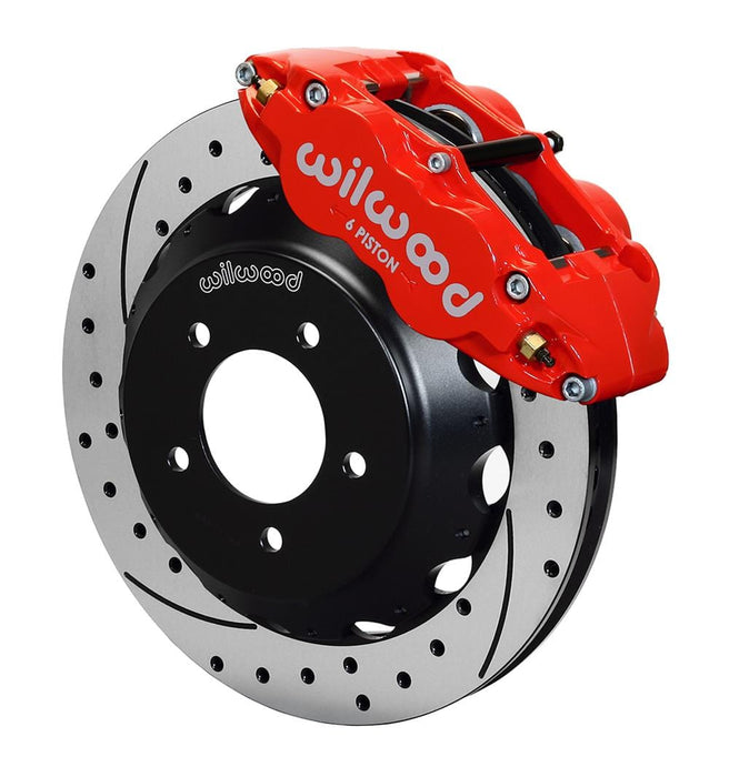 Wilwood Disc Brakes Wilwood Forged Narrow Superlite 6R Big Brake Front Brake Kits 140-11964-DR Autofit