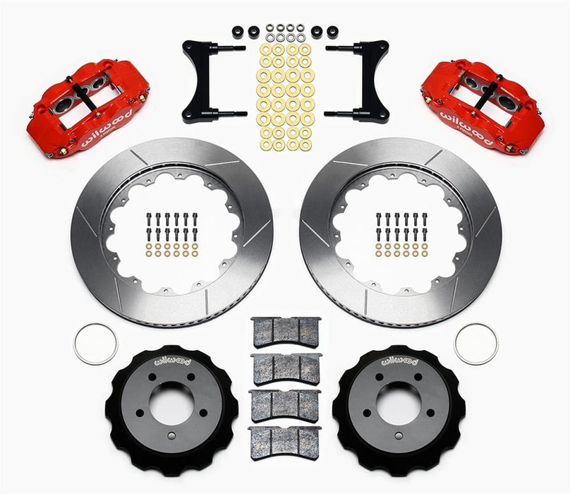 Wilwood Disc Brakes Wilwood Forged Narrow Superlite 6R Big Brake Front Brake Kits 140-11964-R Autofit