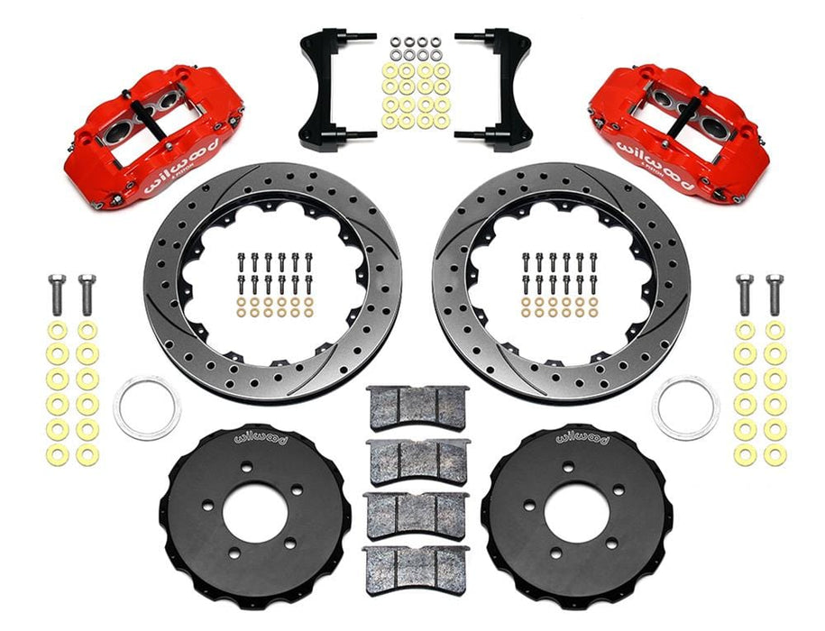Wilwood Disc Brakes Wilwood Forged Narrow Superlite 6R Big Brake Front Brake Kits 140-11978-DR Autofit