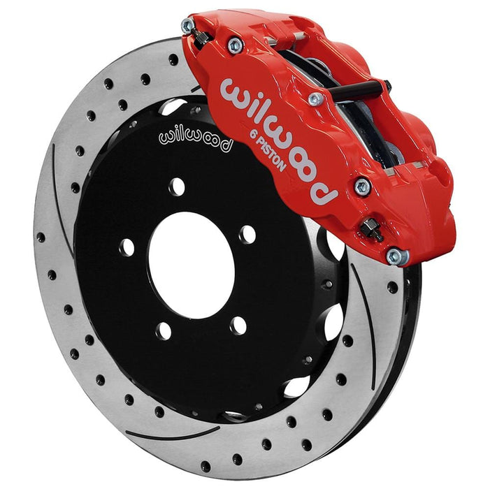 Wilwood Disc Brakes Wilwood Forged Narrow Superlite 6R Big Brake Front Brake Kits 140-11978-DR Autofit