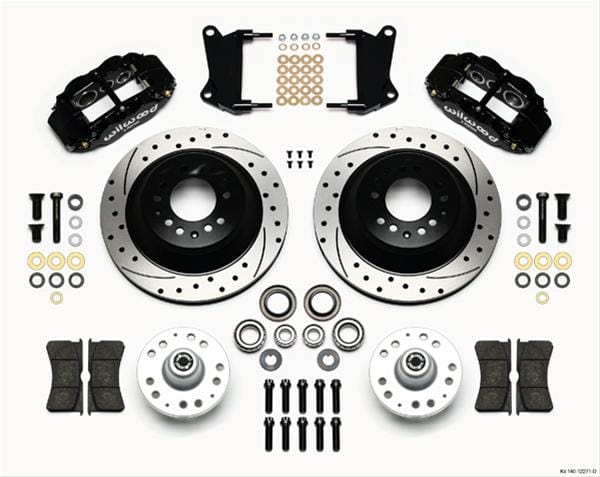 Wilwood Disc Brakes Wilwood Forged Narrow Superlite 6R Big Brake Front Brake Kits 140-12271-D Autofit