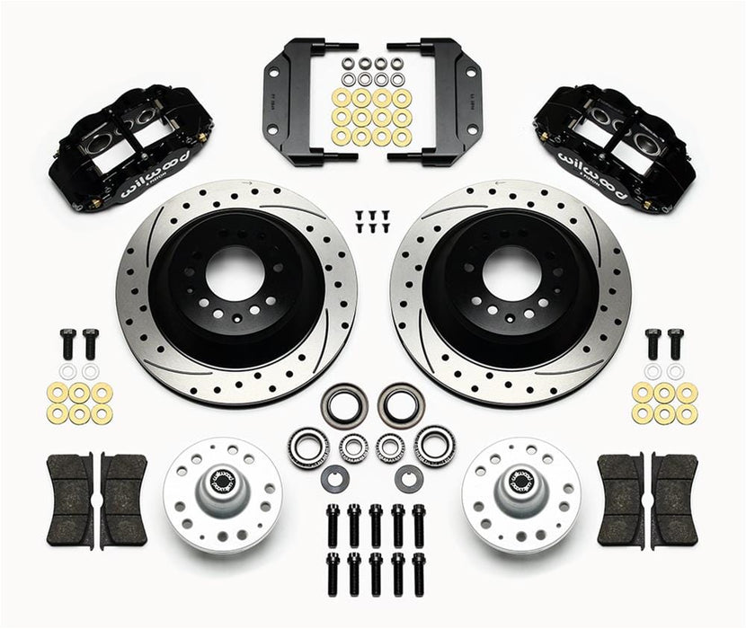 Wilwood Disc Brakes Wilwood Forged Narrow Superlite 6R Big Brake Front Brake Kits 140-12272-D Autofit