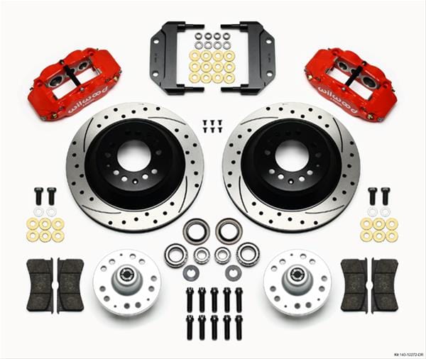 Wilwood Disc Brakes Wilwood Forged Narrow Superlite 6R Big Brake Front Brake Kits 140-12272-DR Autofit