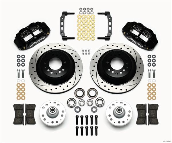 Wilwood Disc Brakes Wilwood Forged Narrow Superlite 6R Big Brake Front Brake Kits 140-12275-D Autofit