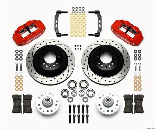 Wilwood Disc Brakes Wilwood Forged Narrow Superlite 6R Big Brake Front Brake Kits 140-12275-DR Autofit