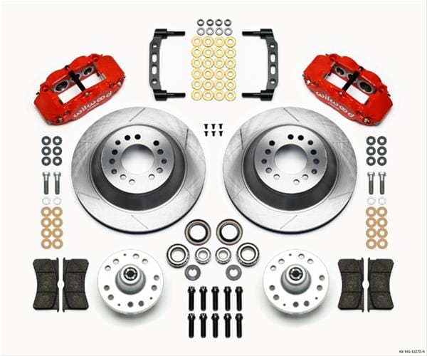 Wilwood Disc Brakes Wilwood Forged Narrow Superlite 6R Big Brake Front Brake Kits 140-12275-R Autofit