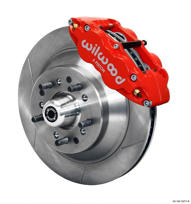 Wilwood Disc Brakes Wilwood Forged Narrow Superlite 6R Big Brake Front Brake Kits 140-12275-R Autofit