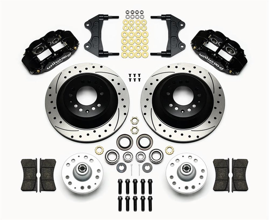 Wilwood Disc Brakes Wilwood Forged Narrow Superlite 6R Big Brake Front Brake Kits 140-12276-D Autofit