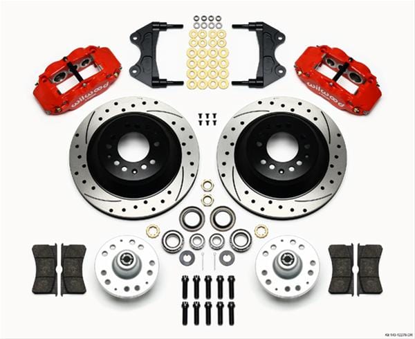 Wilwood Disc Brakes Wilwood Forged Narrow Superlite 6R Big Brake Front Brake Kits 140-12276-DR Autofit