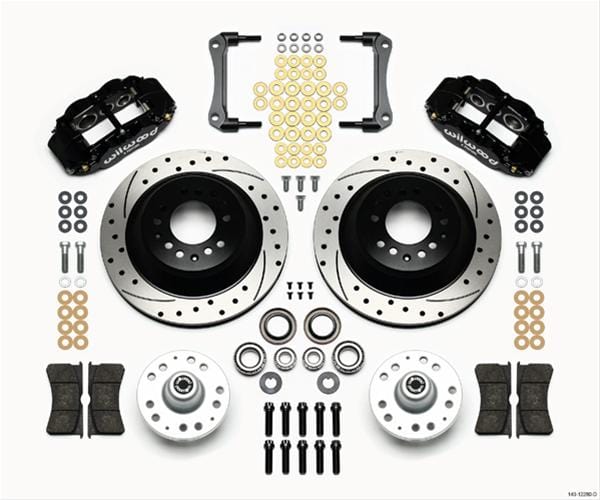 Wilwood Disc Brakes Wilwood Forged Narrow Superlite 6R Big Brake Front Brake Kits 140-12280-D Autofit