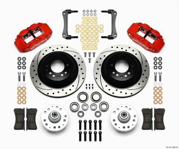 Wilwood Disc Brakes Wilwood Forged Narrow Superlite 6R Big Brake Front Brake Kits 140-12280-DR Autofit
