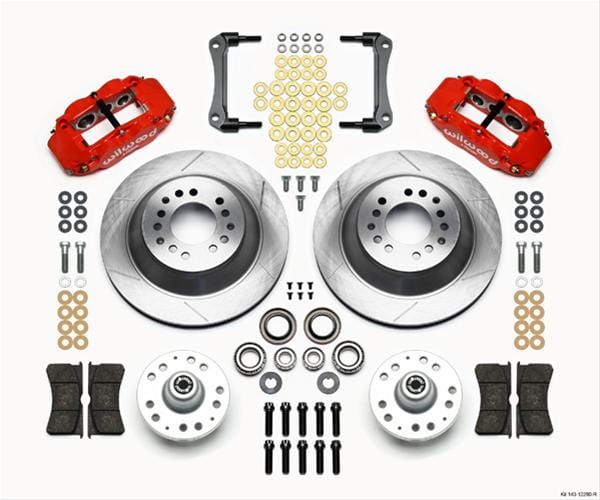 Wilwood Disc Brakes Wilwood Forged Narrow Superlite 6R Big Brake Front Brake Kits 140-12280-R Autofit