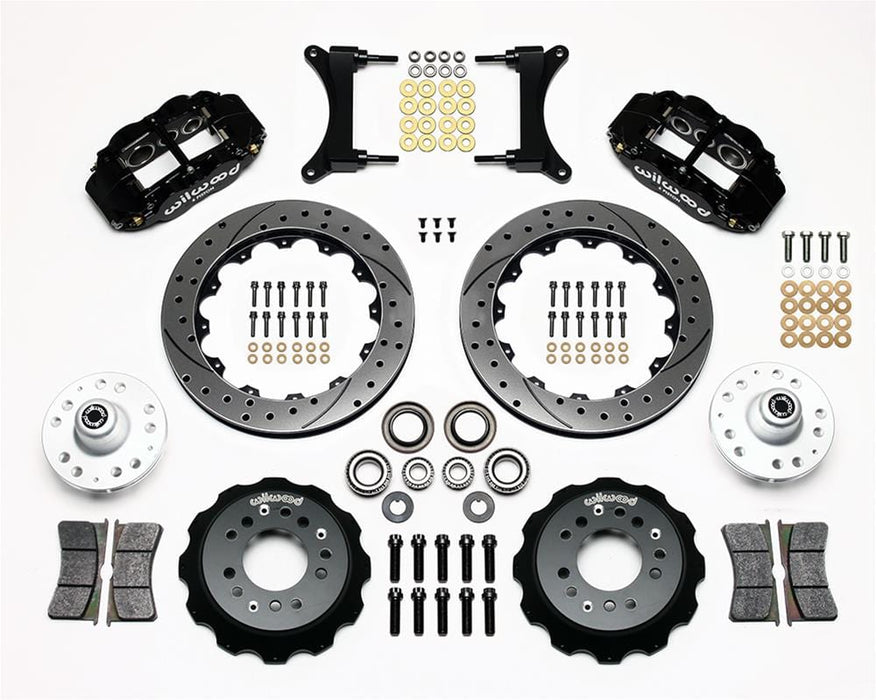 Wilwood Disc Brakes Wilwood Forged Narrow Superlite 6R Big Brake Front Brake Kits 140-12298-D Autofit