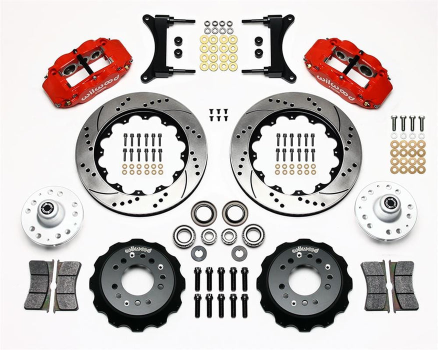 Wilwood Disc Brakes Wilwood Forged Narrow Superlite 6R Big Brake Front Brake Kits 140-12299-DR Autofit