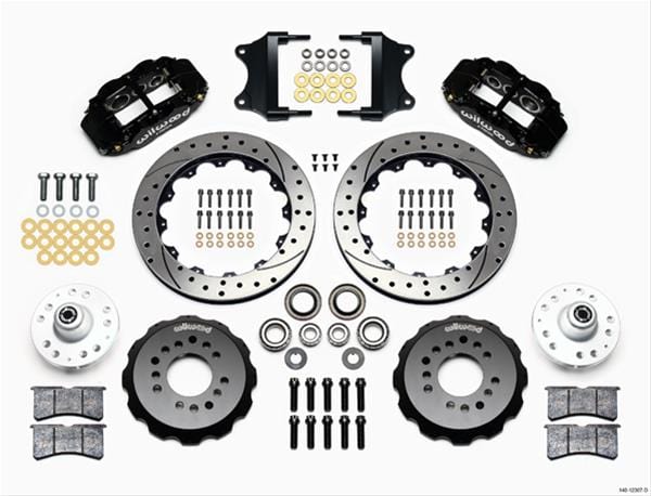 Wilwood Disc Brakes Wilwood Forged Narrow Superlite 6R Big Brake Front Brake Kits 140-12307-D Autofit