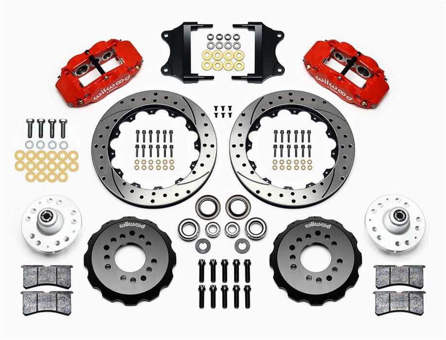 Wilwood Disc Brakes Wilwood Forged Narrow Superlite 6R Big Brake Front Brake Kits 140-12307-DR Autofit