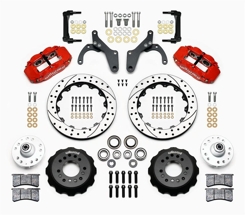 Wilwood Disc Brakes Wilwood Forged Narrow Superlite 6R Big Brake Front Brake Kits 140-12460-DR Autofit
