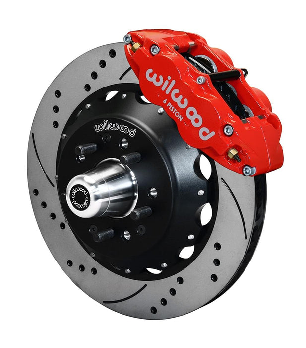 Wilwood Disc Brakes Wilwood Forged Narrow Superlite 6R Big Brake Front Brake Kits 140-12465-DR Autofit