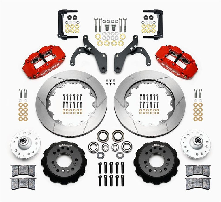 Wilwood Disc Brakes Wilwood Forged Narrow Superlite 6R Big Brake Front Brake Kits 140-12465-R Autofit
