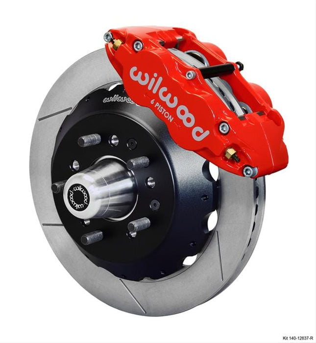 Wilwood Disc Brakes Wilwood Forged Narrow Superlite 6R Big Brake Front Brake Kits 140-12637-R Autofit