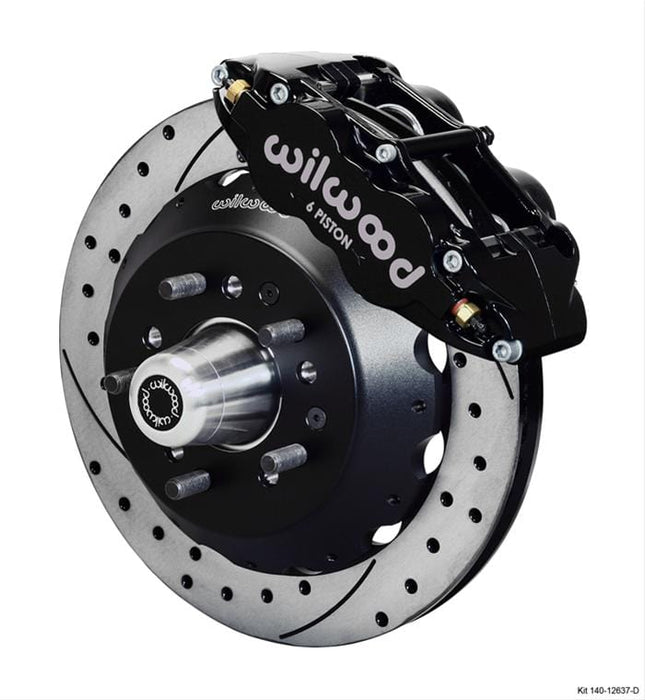 Wilwood Disc Brakes Wilwood Forged Narrow Superlite 6R Big Brake Front Brake Kits 140-12638-D Autofit