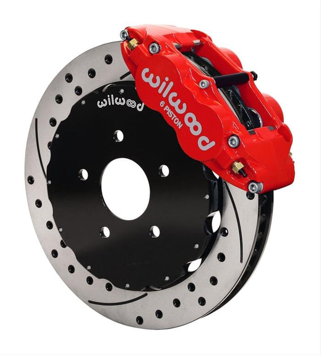 Wilwood Disc Brakes Wilwood Forged Narrow Superlite 6R Big Brake Front Brake Kits 140-12789-DR Autofit
