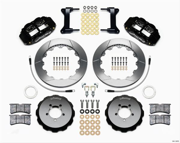Wilwood Disc Brakes Wilwood Forged Narrow Superlite 6R Big Brake Front Brake Kits 140-12870 Autofit