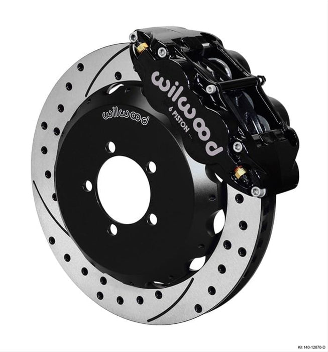 Wilwood Disc Brakes Wilwood Forged Narrow Superlite 6R Big Brake Front Brake Kits 140-12870-D Autofit