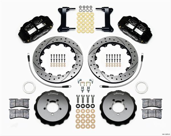Wilwood Disc Brakes Wilwood Forged Narrow Superlite 6R Big Brake Front Brake Kits 140-12870-D Autofit