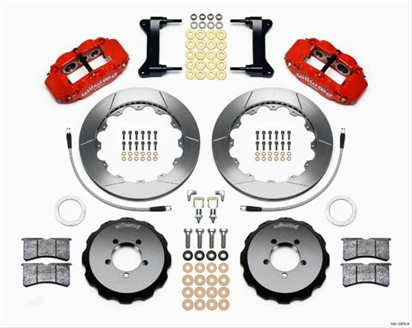 Wilwood Disc Brakes Wilwood Forged Narrow Superlite 6R Big Brake Front Brake Kits 140-12870-R Autofit