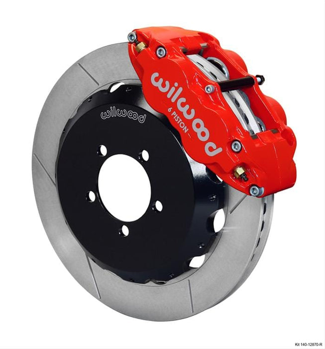 Wilwood Disc Brakes Wilwood Forged Narrow Superlite 6R Big Brake Front Brake Kits 140-12870-R Autofit
