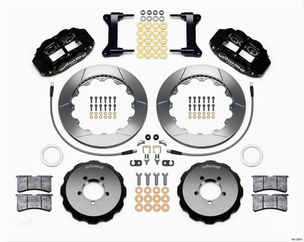 Wilwood Disc Brakes Wilwood Forged Narrow Superlite 6R Big Brake Front Brake Kits 140-12874 Autofit