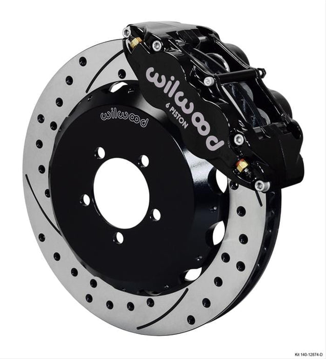 Wilwood Disc Brakes Wilwood Forged Narrow Superlite 6R Big Brake Front Brake Kits 140-12874-D Autofit