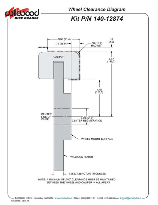 Wilwood Disc Brakes Wilwood Forged Narrow Superlite 6R Big Brake Front Brake Kits 140-12874-DR Autofit