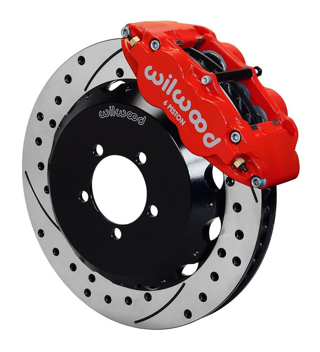 Wilwood Disc Brakes Wilwood Forged Narrow Superlite 6R Big Brake Front Brake Kits 140-12874-DR Autofit